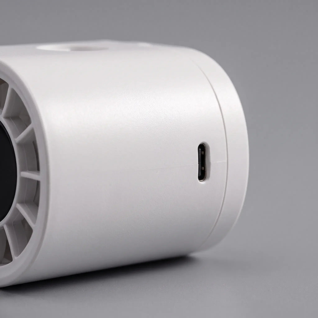 Klemmeventilator - USB Uppladdningsbar Fläkt Med Digital Display Och 360° Rotation