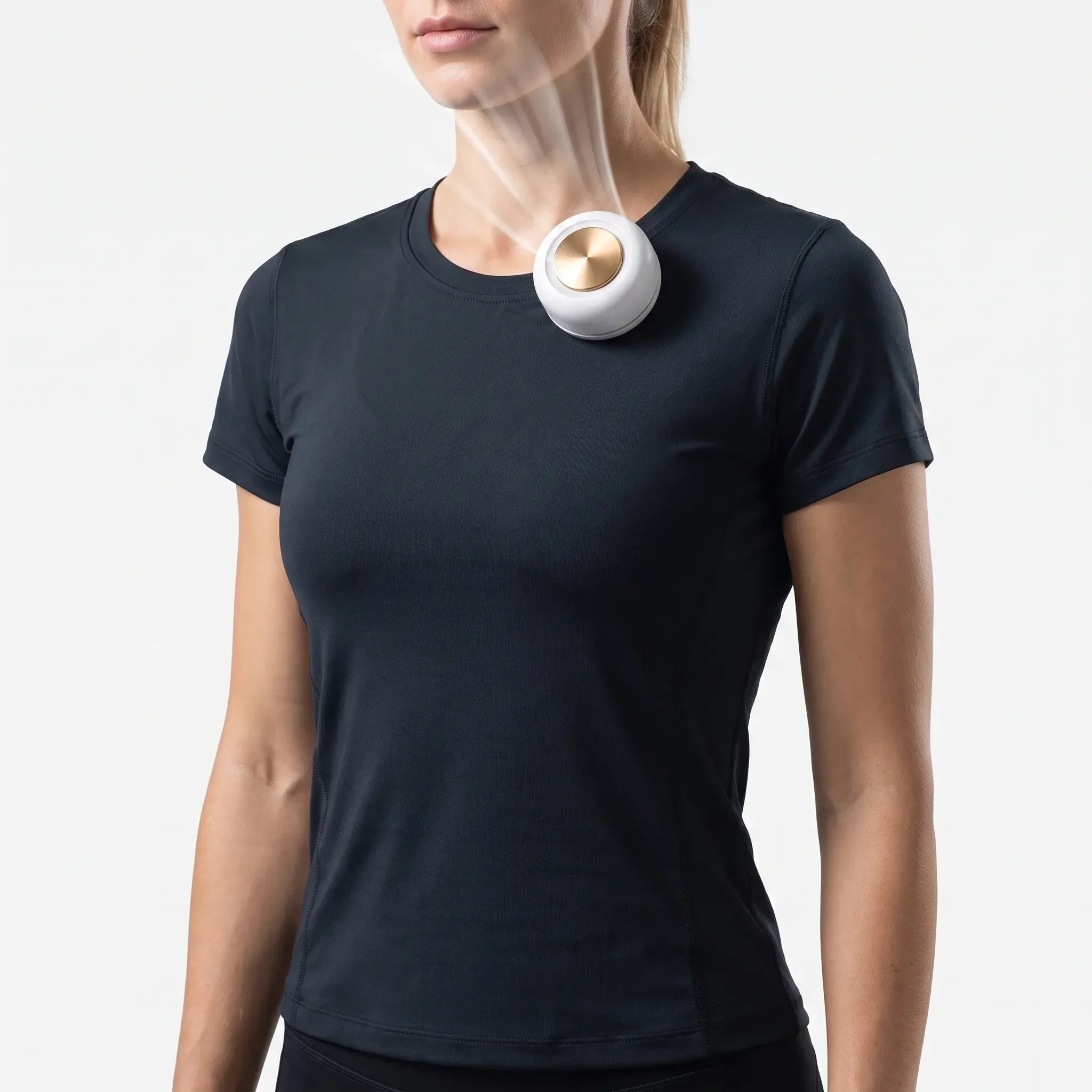 Klemmeventilator - USB Type C Uppladdningsbar Fläkt Med 360° Rotation