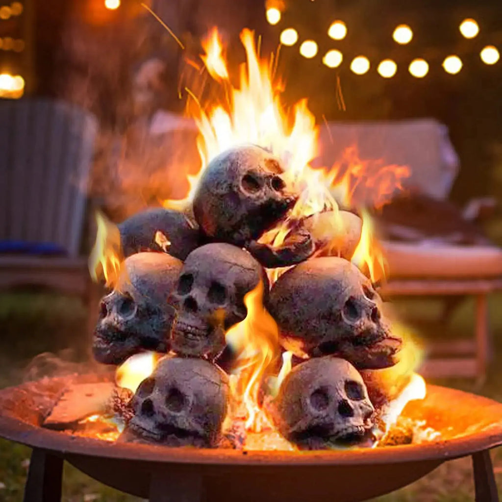 Gotisk Skalleprydnad i Keramik | Dekorativ Skalledesign med Kompakt Konstruktion | Hem Kontor & Halloween | Olsson