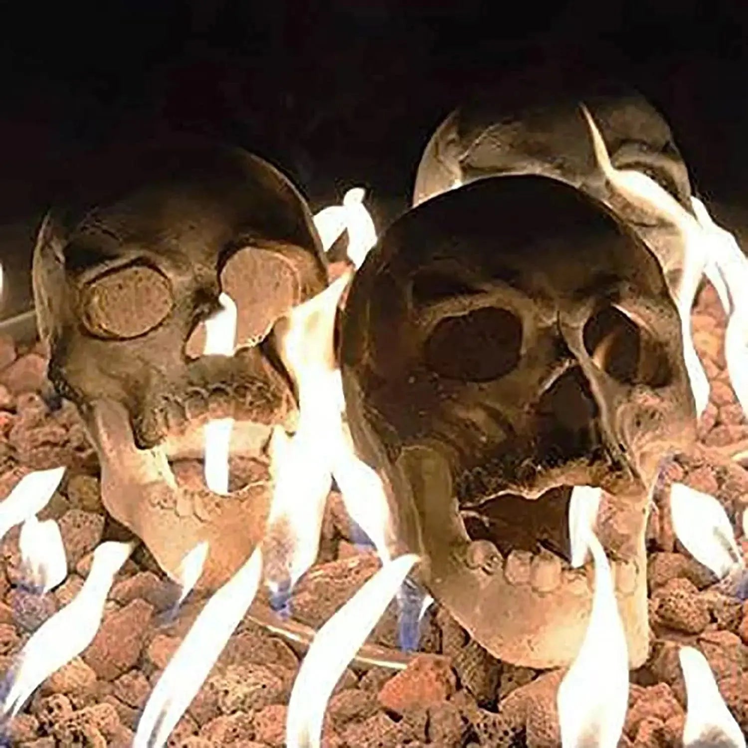 Gotisk Skalleprydnad i Keramik | Dekorativ Skalledesign med Kompakt Konstruktion | Hem Kontor & Halloween | Olsson