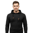 Herr Hoodie i Bomullsmix | Långärmad Pullover & Regular Passform | Avslappnat Lager för Arbete, Fritid & Vardag | Olsson