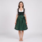 Dam Dirndl-Klänning i Polyester | Dekorativt Livstycke & Utsvängd Kjol | Traditionell Festklänning för Oktoberfest | Olsson
