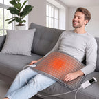 Elektrisk Värmedyna | 9 Temperaturinställningar & Digital Timer | 30 × 60 cm Värmedyna i Syntetfiber för Hemmet | Olsson