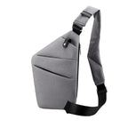 Mini Crossbody-Väska | Justerbar Axelrem med Dragkedja | Flerfacksväska för Resor och Vardagsbruk | Olsson