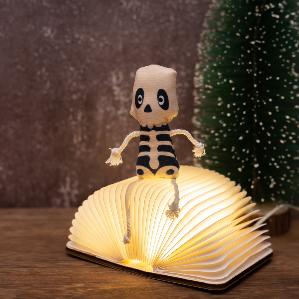 Halloween Kattleksak med Kattmynta | Skalleformad Plyschdesign | Interaktiv Leksak för Inomhuslek & Säsongsbruk | Olsson