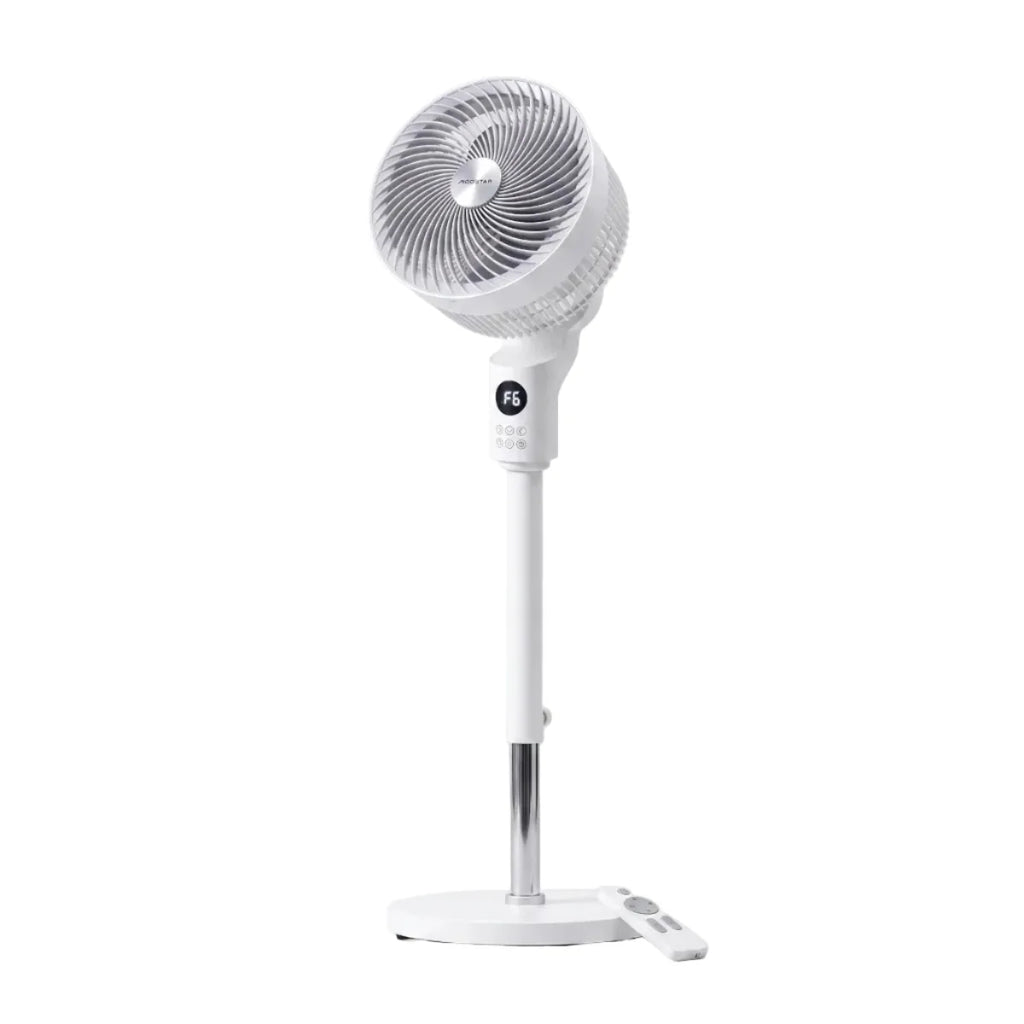 Ståvifta - Justerbar ABS-vifta med 3D-oscillation och fjärrkontroll
