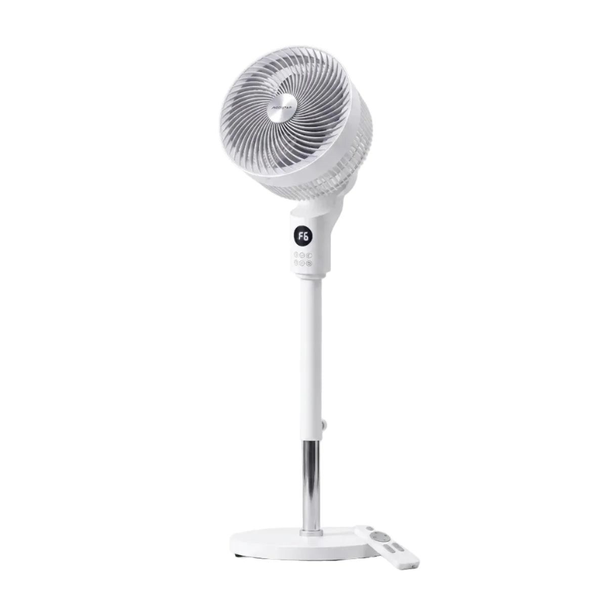 Ståvifta - Justerbar ABS-vifta med 3D-oscillation och fjärrkontroll