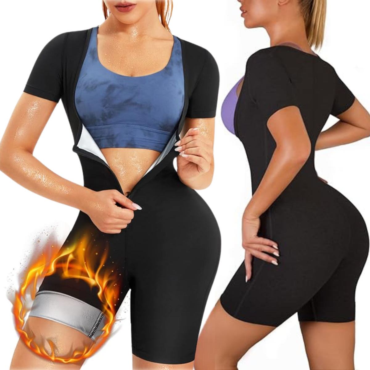 Högmidjade Shapewear Shorts – Sömlösa Shorts För Kroppsnära Passform
