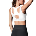 Square Neck Sport-BH - Stretch Träningstopp Med Stöd