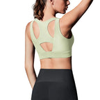 Square Neck Sport-BH - Stretch Träningstopp Med Stöd