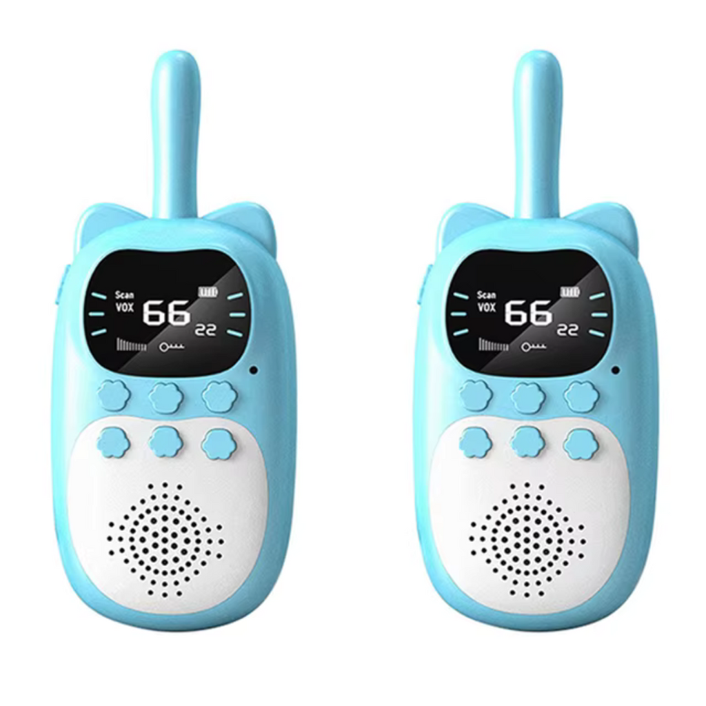 2-Pack Walkie Talkie För Barn – Uppladdningsbart Kommunikationsset