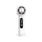 Bärbar Fläkt - Plast USB-Uppladdningsbar Bärbar Fläkt Med LED-Display