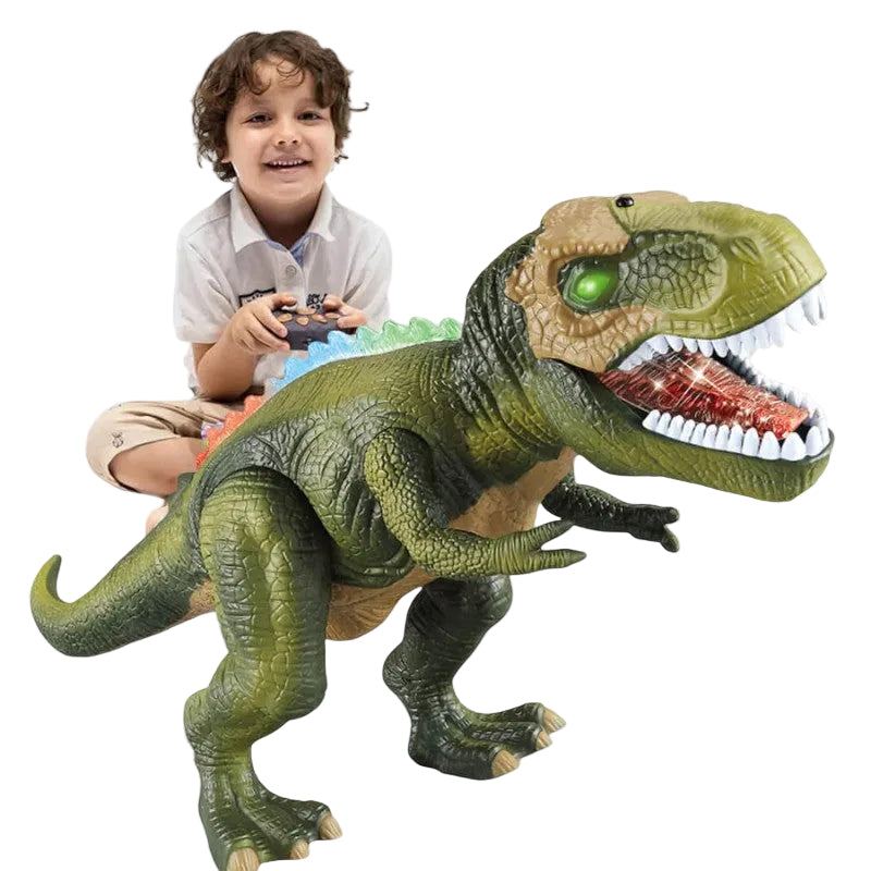 Elektrisk Gående Dinosaur Leksak – Plast Batteridriven Fjärrkontroll Figur