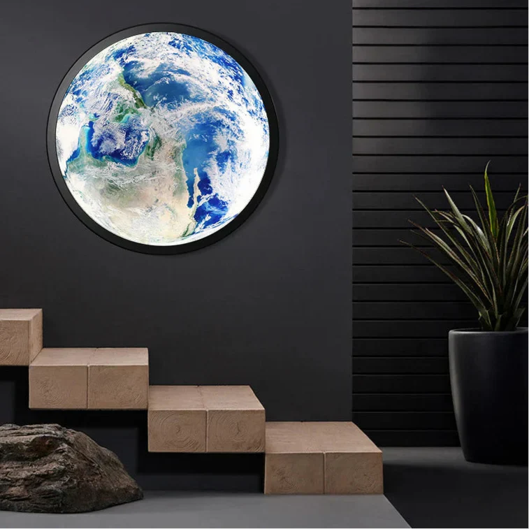 Lunara | LED Vägglampa för Säng med Måne Design