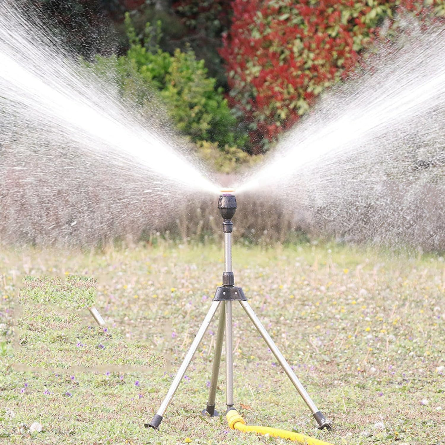Trädgårdssprinkler - Sprinkler i Rostfritt Stål med 360 Graders Rotation