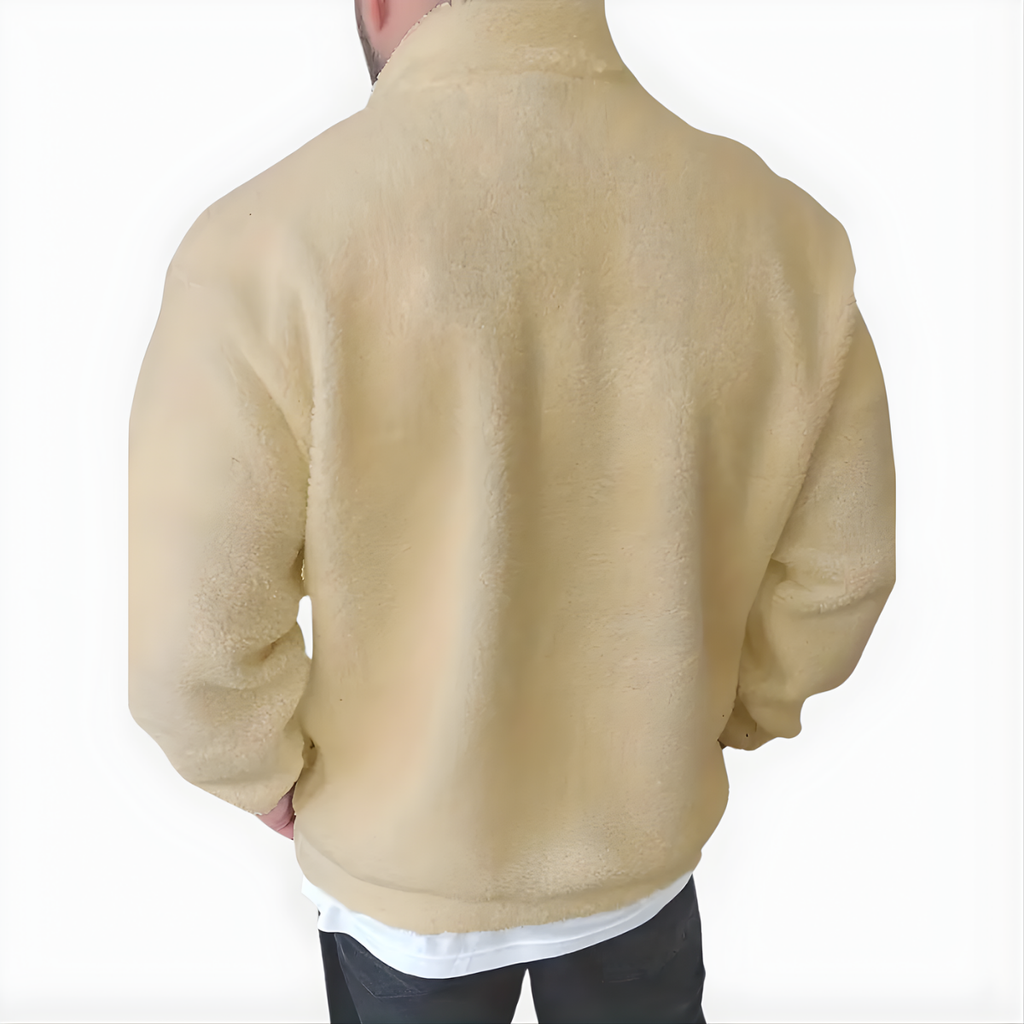 V-Ringad Stickad Pullover – Långärmad Tröja Med Lös Passform