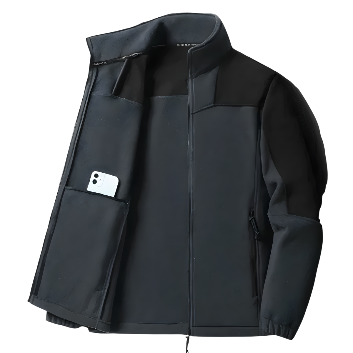 Unisex Fleecetröja i Polyester – Tröja För Vardag