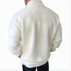 V-Ringad Stickad Pullover – Långärmad Tröja Med Lös Passform