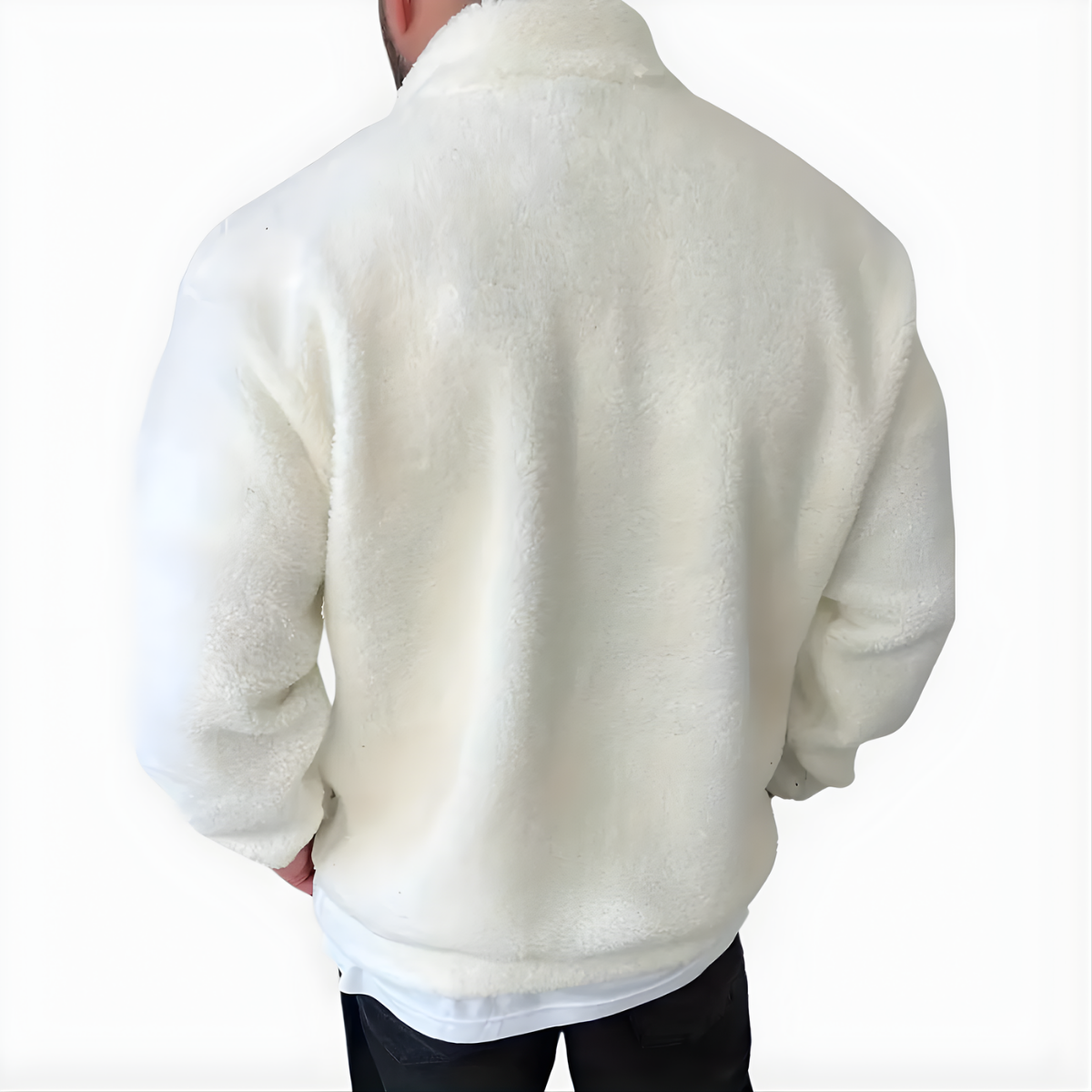 V-Ringad Stickad Pullover – Långärmad Tröja Med Lös Passform