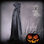 Halloweenkappa med Huva i Polyester och Bomull | Fullängds Lätt Cape med Integrerad Huva | Cosplay & Temafester | Olsson