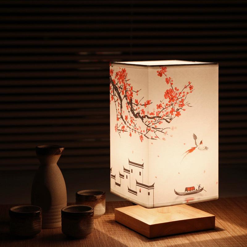 Osaka Lampa | Dimbar Fyrkantig Bordslampa i Japansk Stil