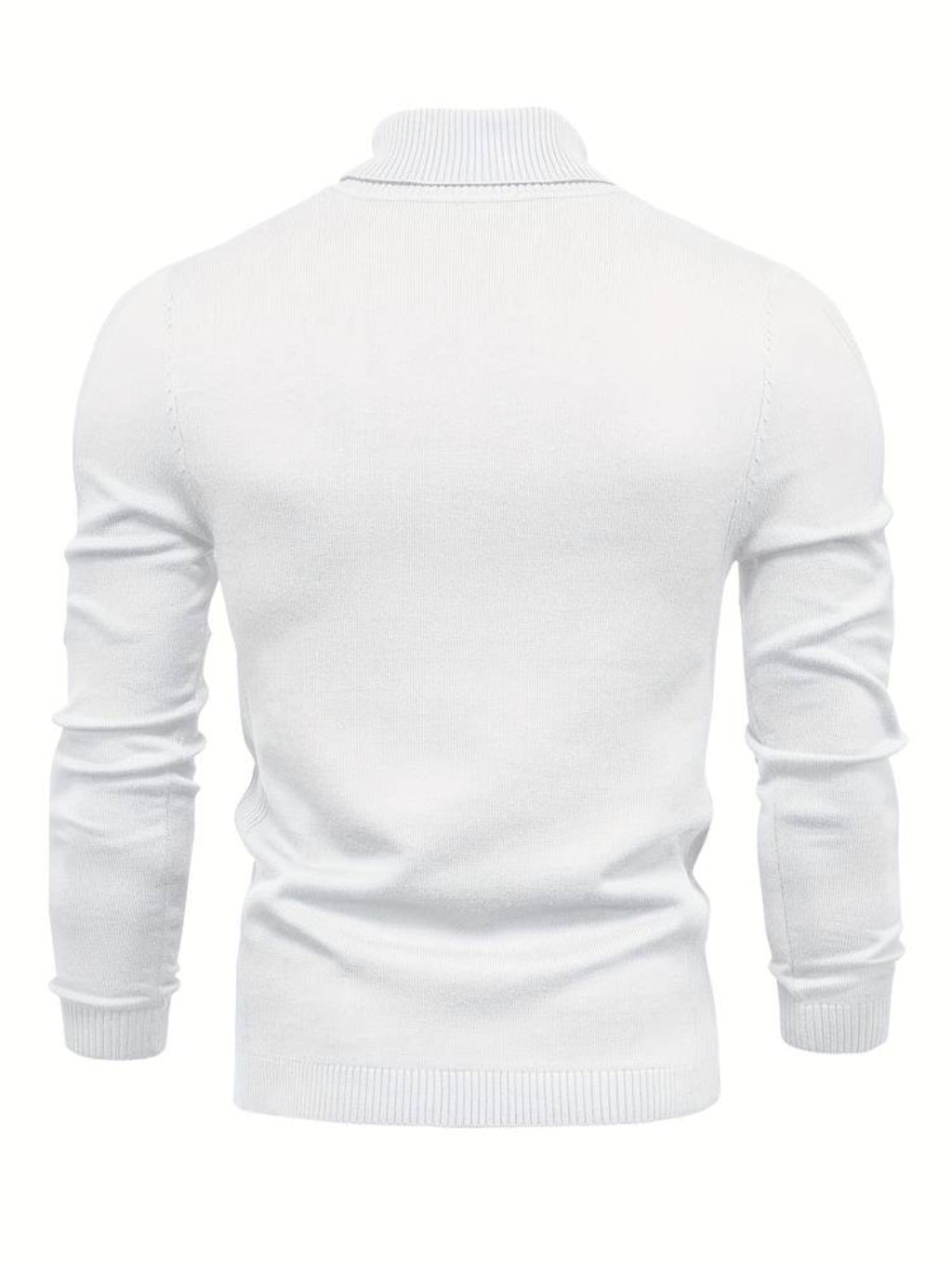 Stickad Pullover i Ull och Viskos – Långärmad Tröja För Vardag