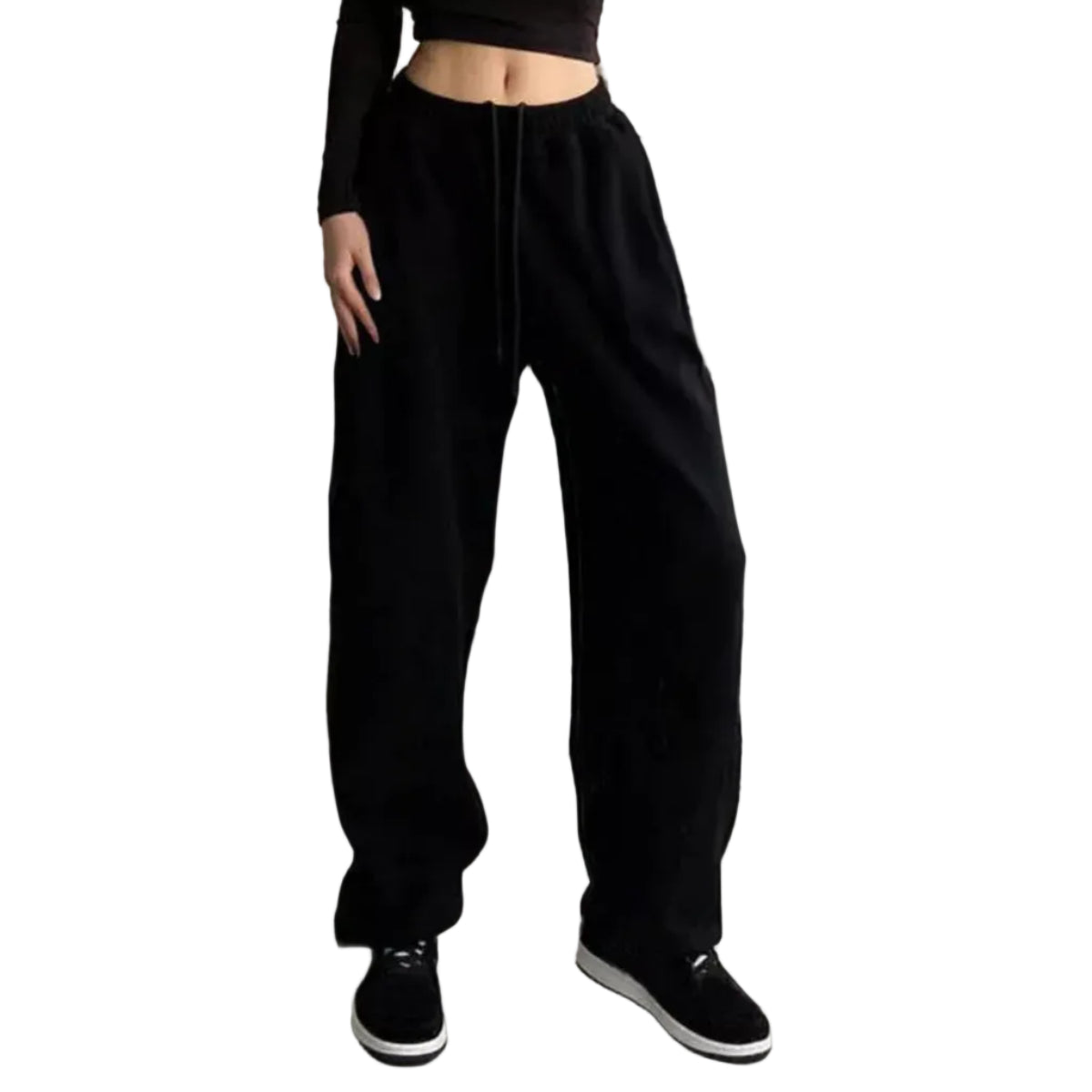 Enfärgade Sweatpants – Ankellånga Byxor För Vardag