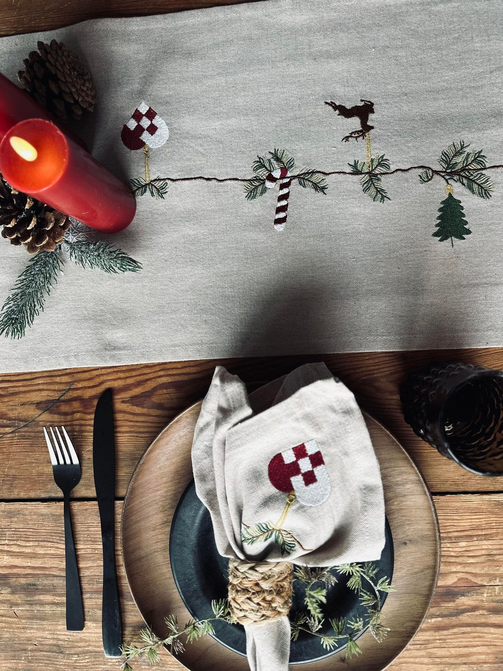 Jul Nostalgia Bordslöpare | 30x180cm