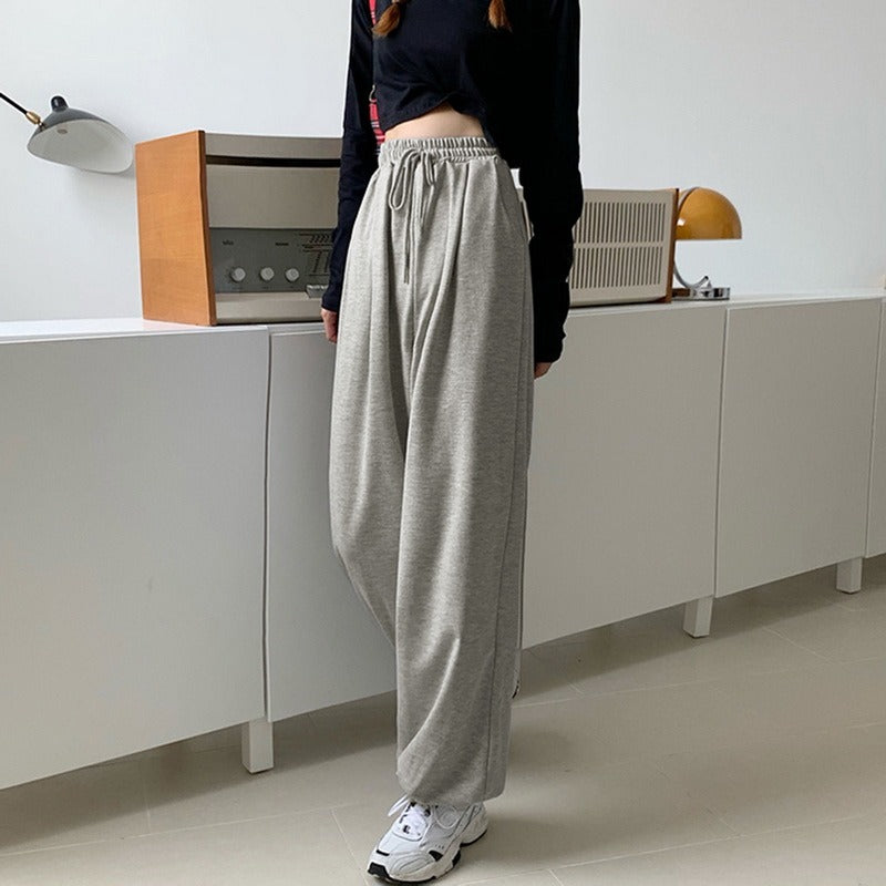 Enfärgade Sweatpants – Ankellånga Byxor För Vardag