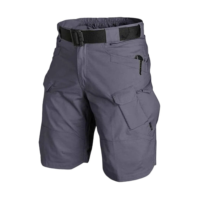 Herr Cargo-Shorts | Elastisk Konstruktion & Flera Dragkedjefickor | Snabbtorkande Shorts för Vandring, Camping & Utomhusbruk | Olsson