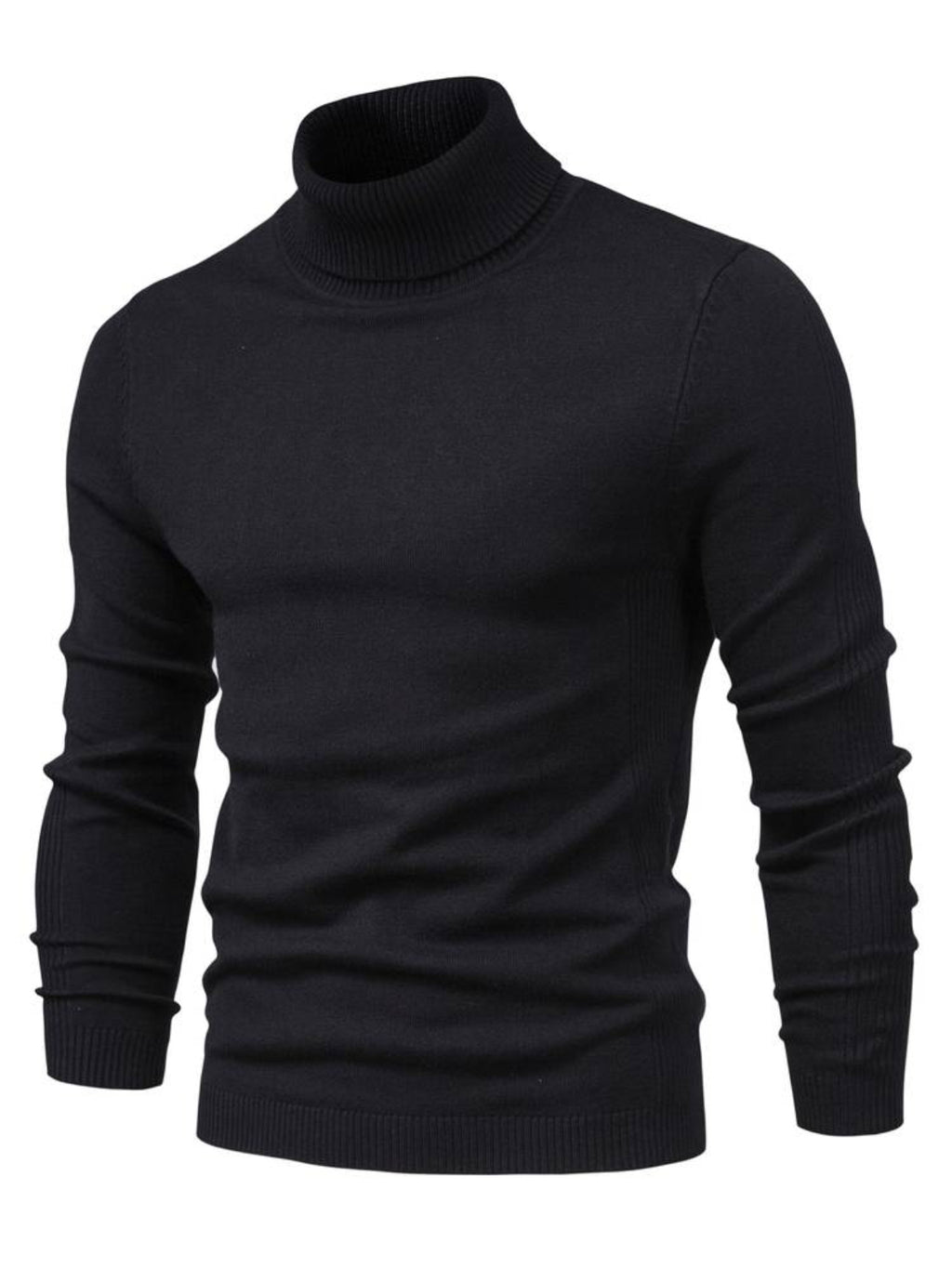 Stickad Pullover i Ull och Viskos – Långärmad Tröja För Vardag
