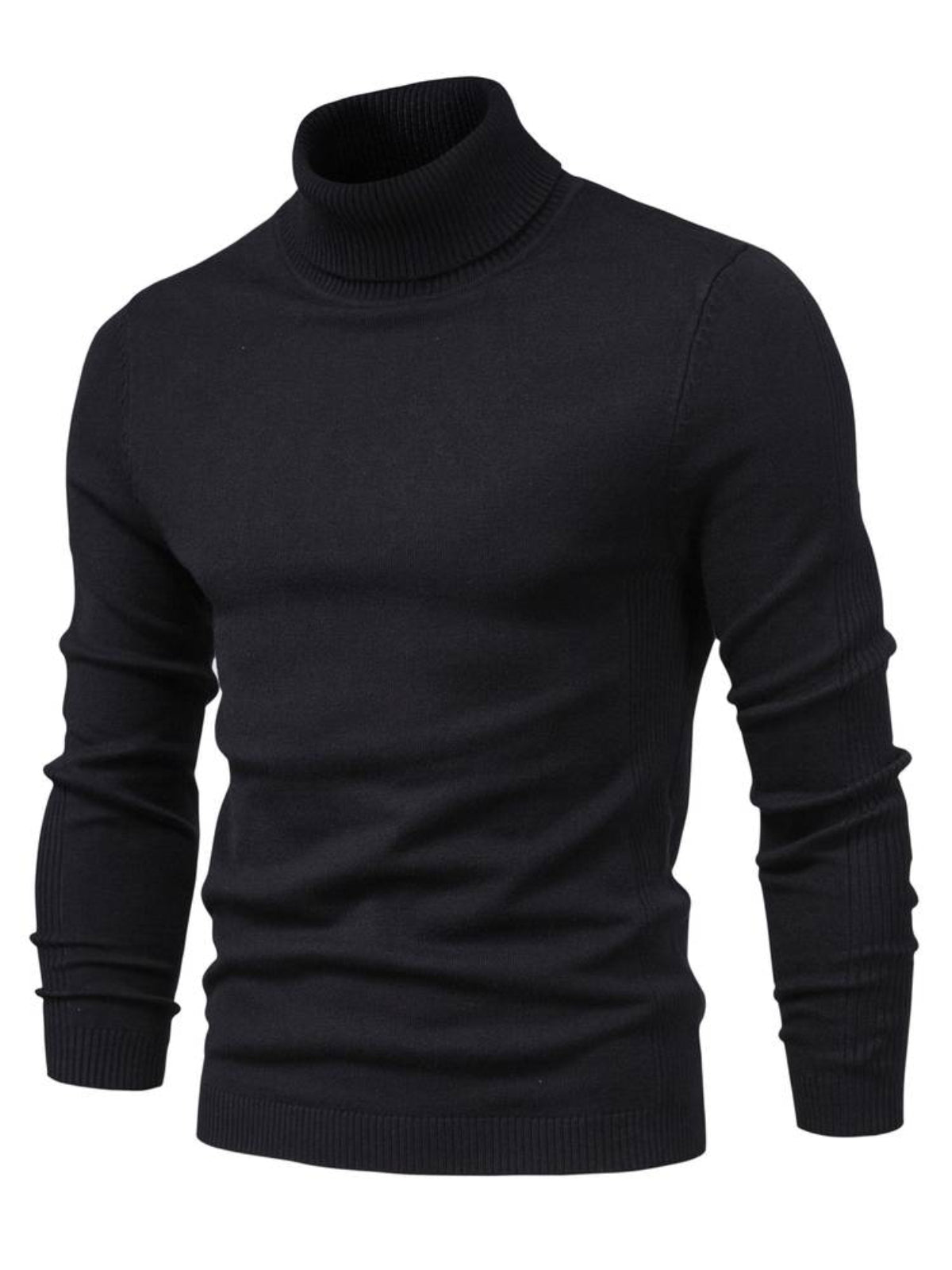 Stickad Pullover i Ull och Viskos – Långärmad Tröja För Vardag