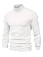 Stickad Pullover i Ull och Viskos – Långärmad Tröja För Vardag