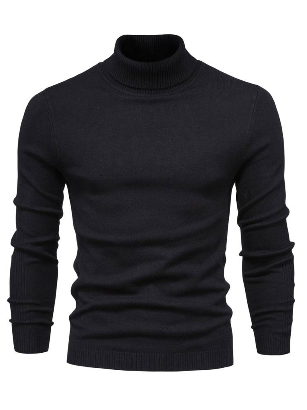 Stickad Pullover i Ull och Viskos – Långärmad Tröja För Vardag