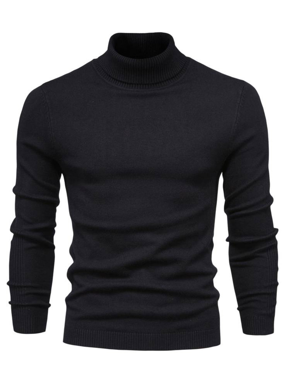 Stickad Pullover i Ull och Viskos – Långärmad Tröja För Vardag