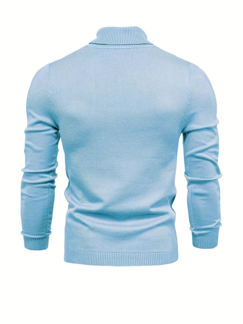 Stickad Pullover i Ull och Viskos – Långärmad Tröja För Vardag