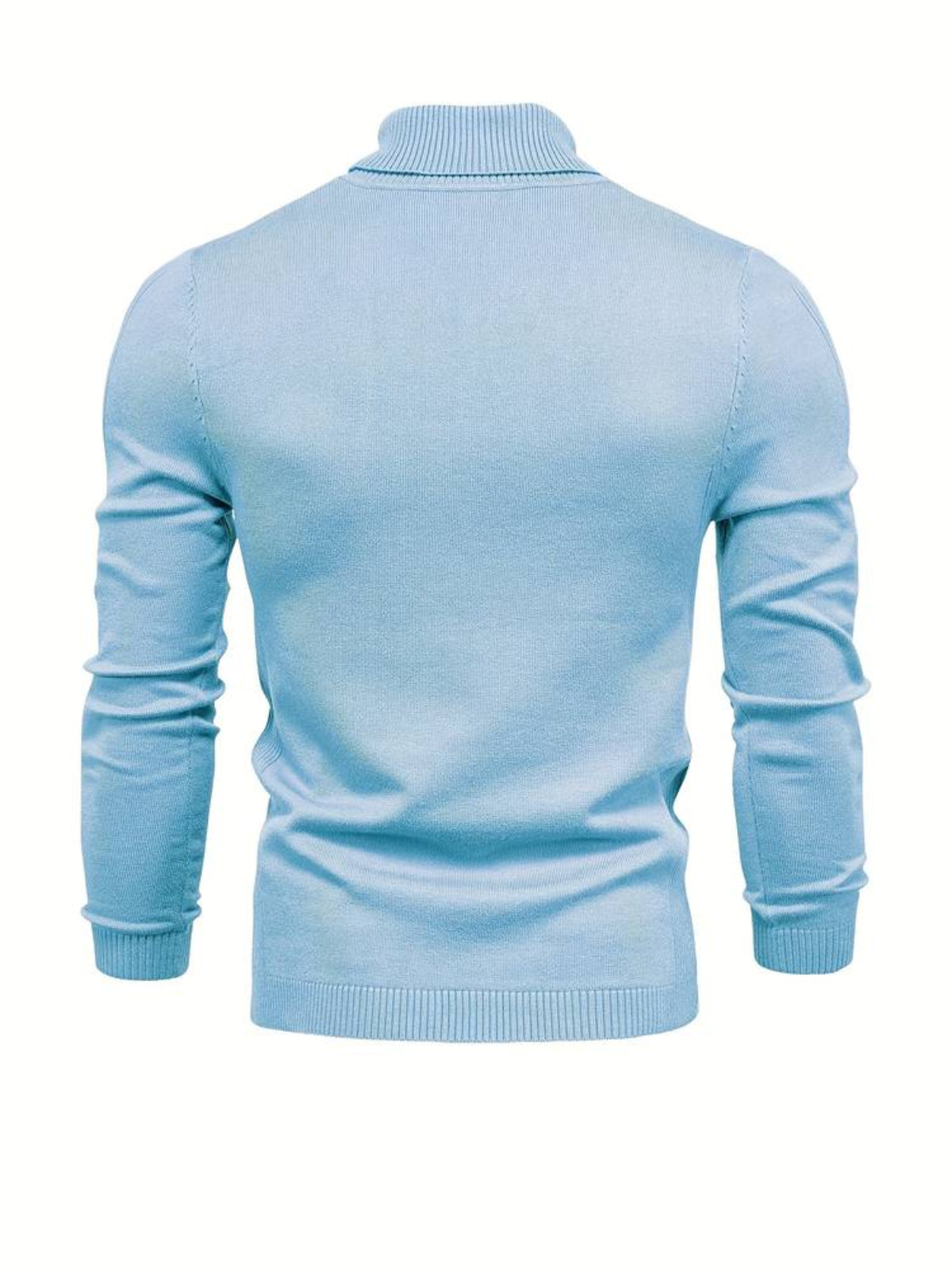 Stickad Pullover i Ull och Viskos – Långärmad Tröja För Vardag