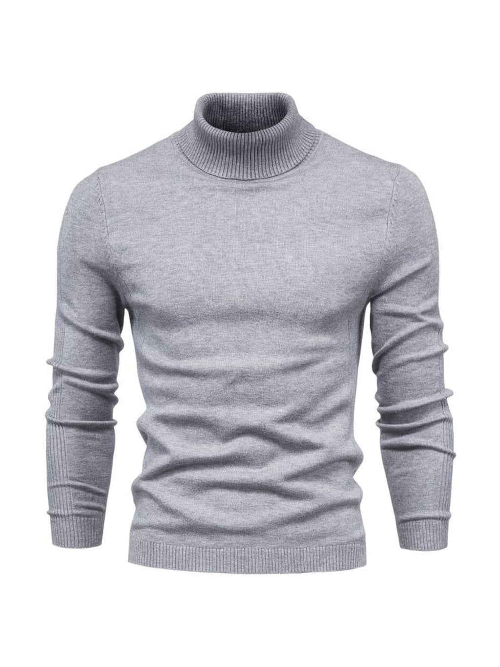 Stickad Pullover i Ull och Viskos – Långärmad Tröja För Vardag