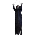 Hängande Spökdekoration i Tyg | Spökornament med Långt Hår och Upphängningsdesign | Halloween Inomhus & Utomhus | Olsson