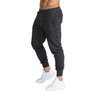 Bomulls Jogger Byxa Jogger Passform – Elastisk Midja Lätta Casual Byxor