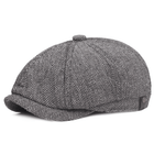 Rutig Newsboy Keps – Klassisk Unisex Mössa 56–58 cm